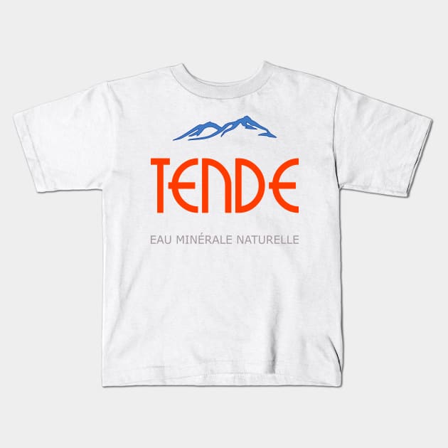 Tende water - eau minérale naturelle, source du village de Tende Kids T-Shirt by Babush-kat